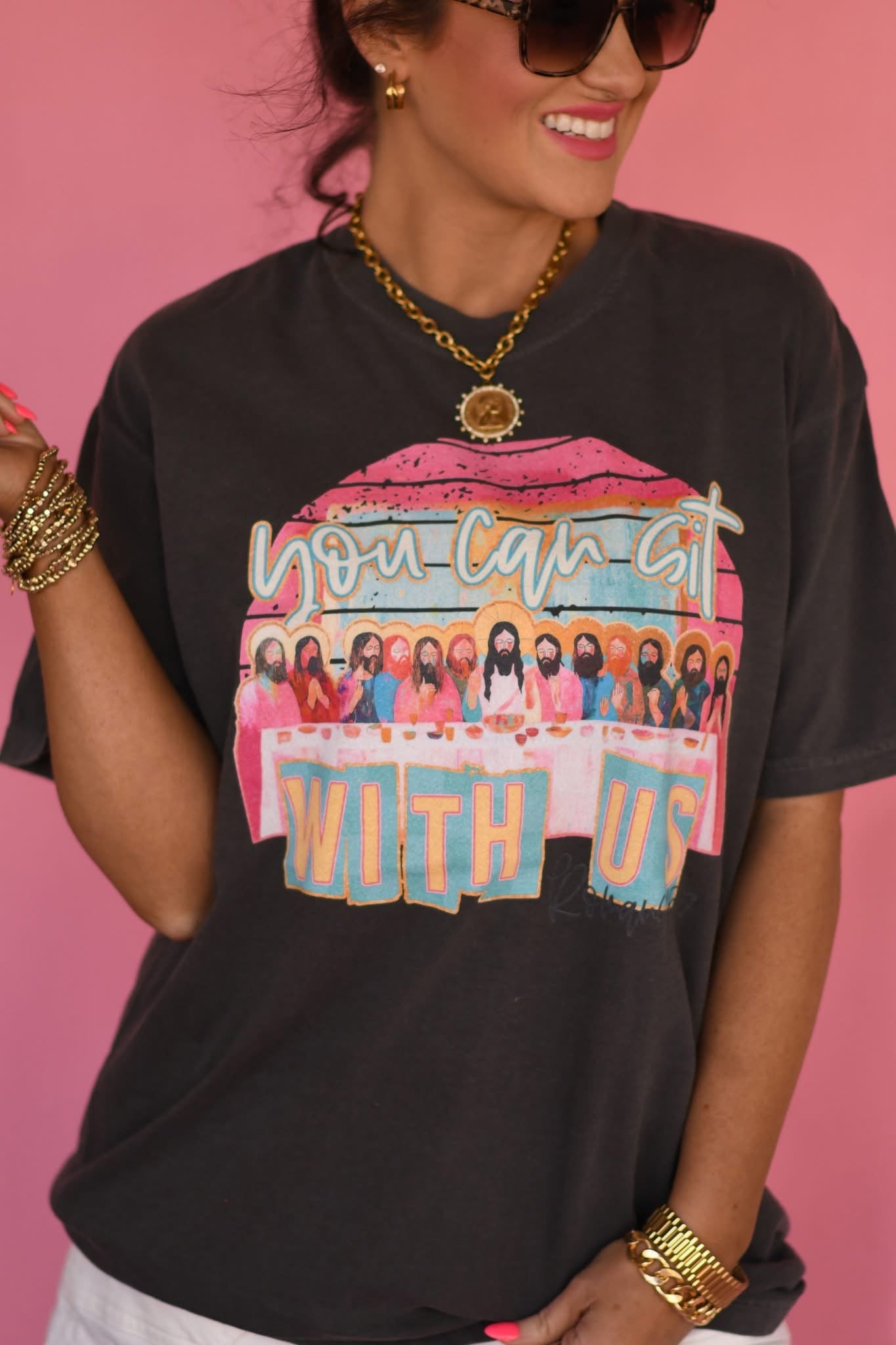 You can sit with us tee