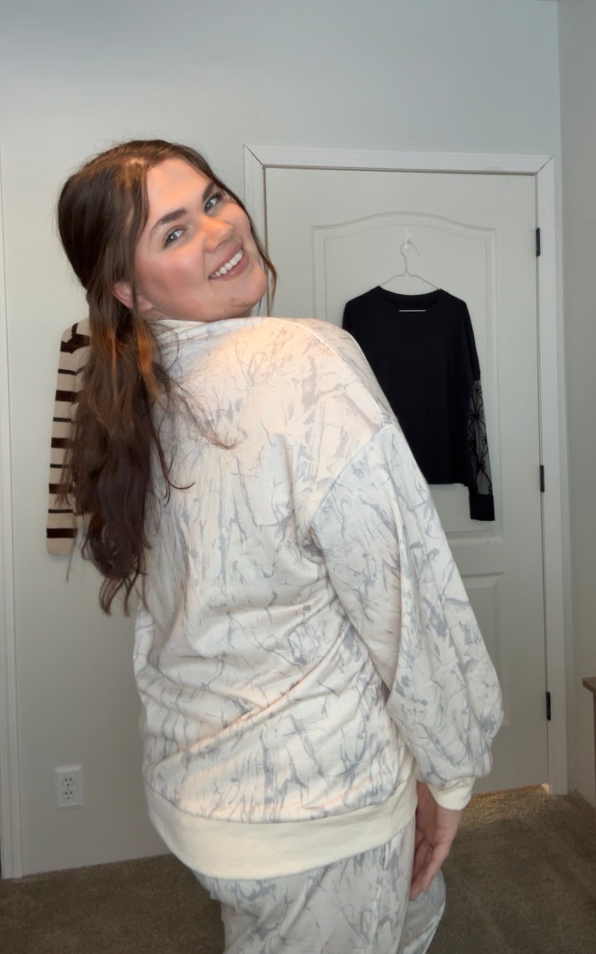 Pink Camo Jogger Set