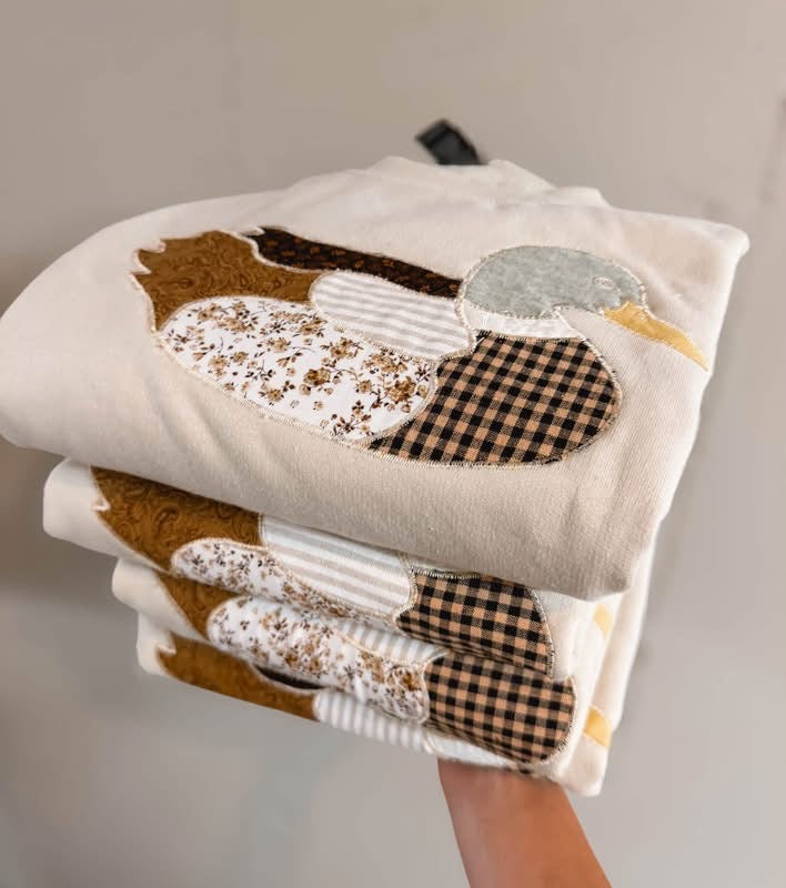 Appliqué Duck Embroidery