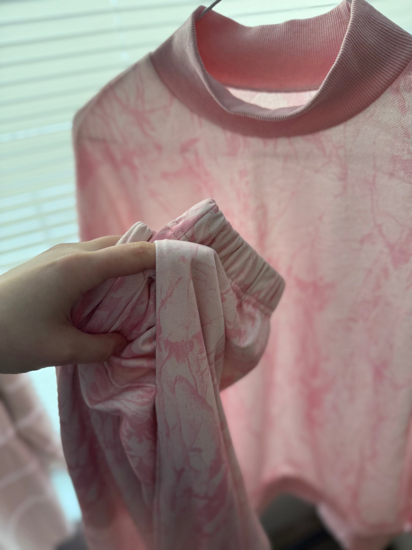Pink Camo Jogger Set