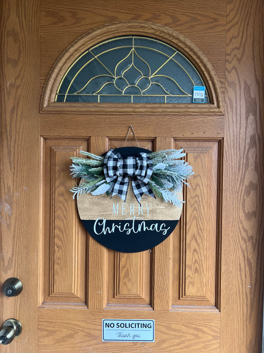 Merry Christmas Door Sign