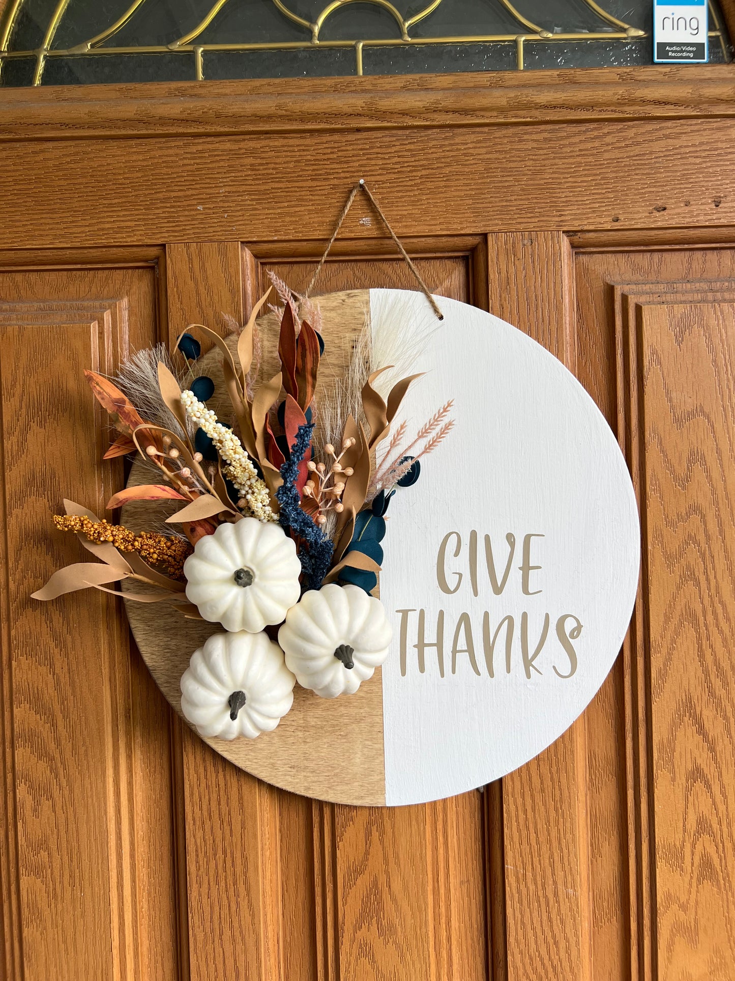 Give Thanks Door Sign