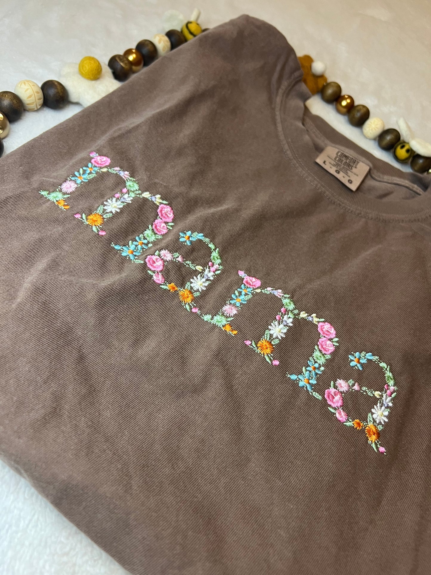 Mama Embroidered CC Tee
