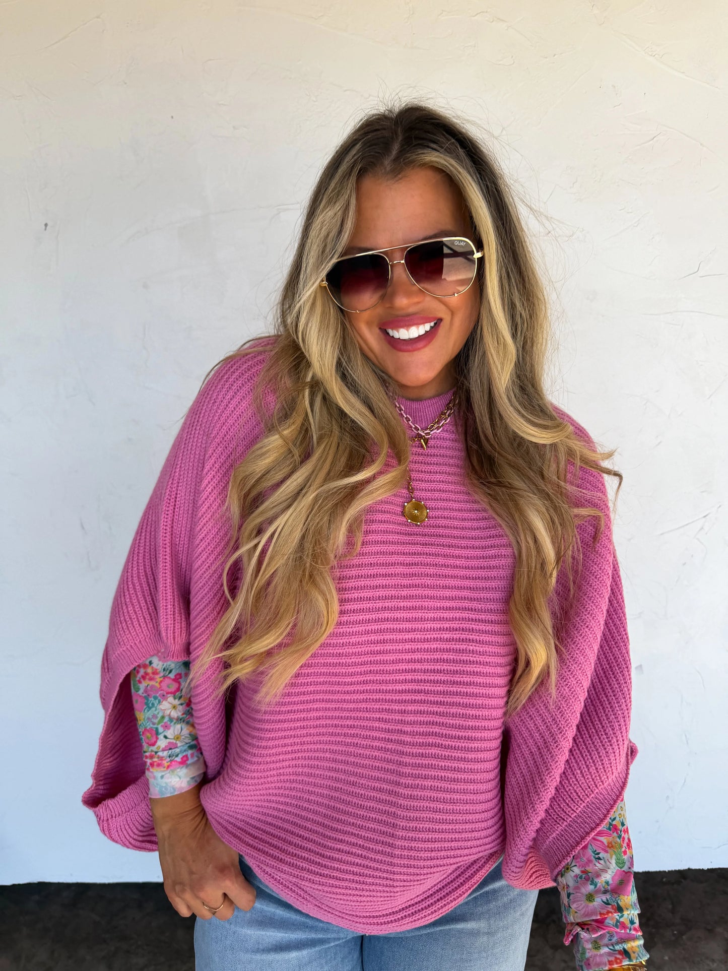 Pastel Meg Pullover Poncho