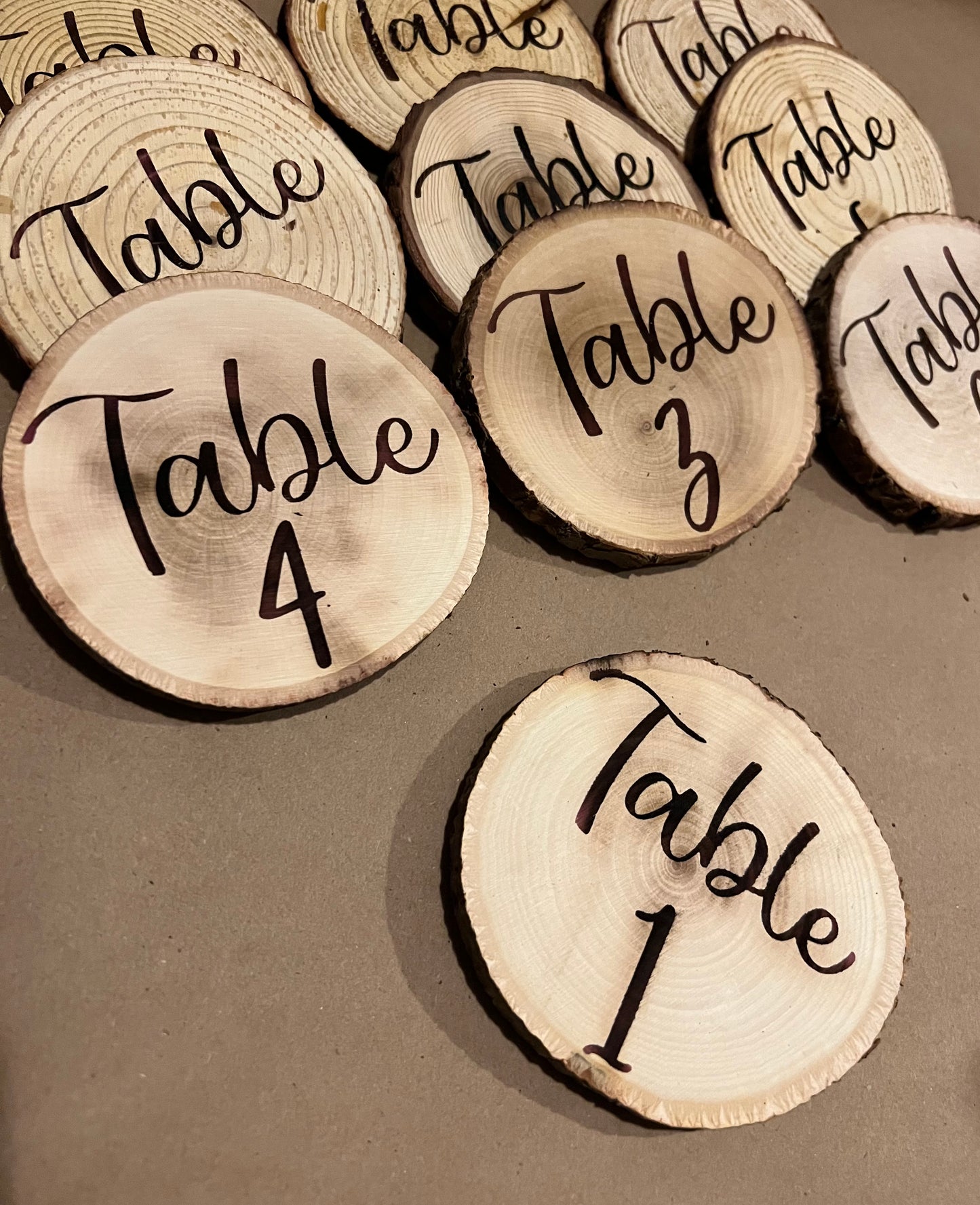 Table Numbers