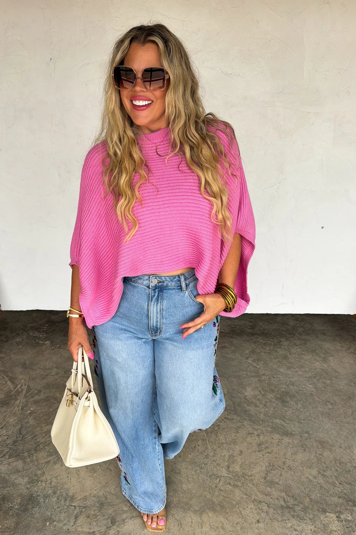 Pastel Meg Pullover Poncho