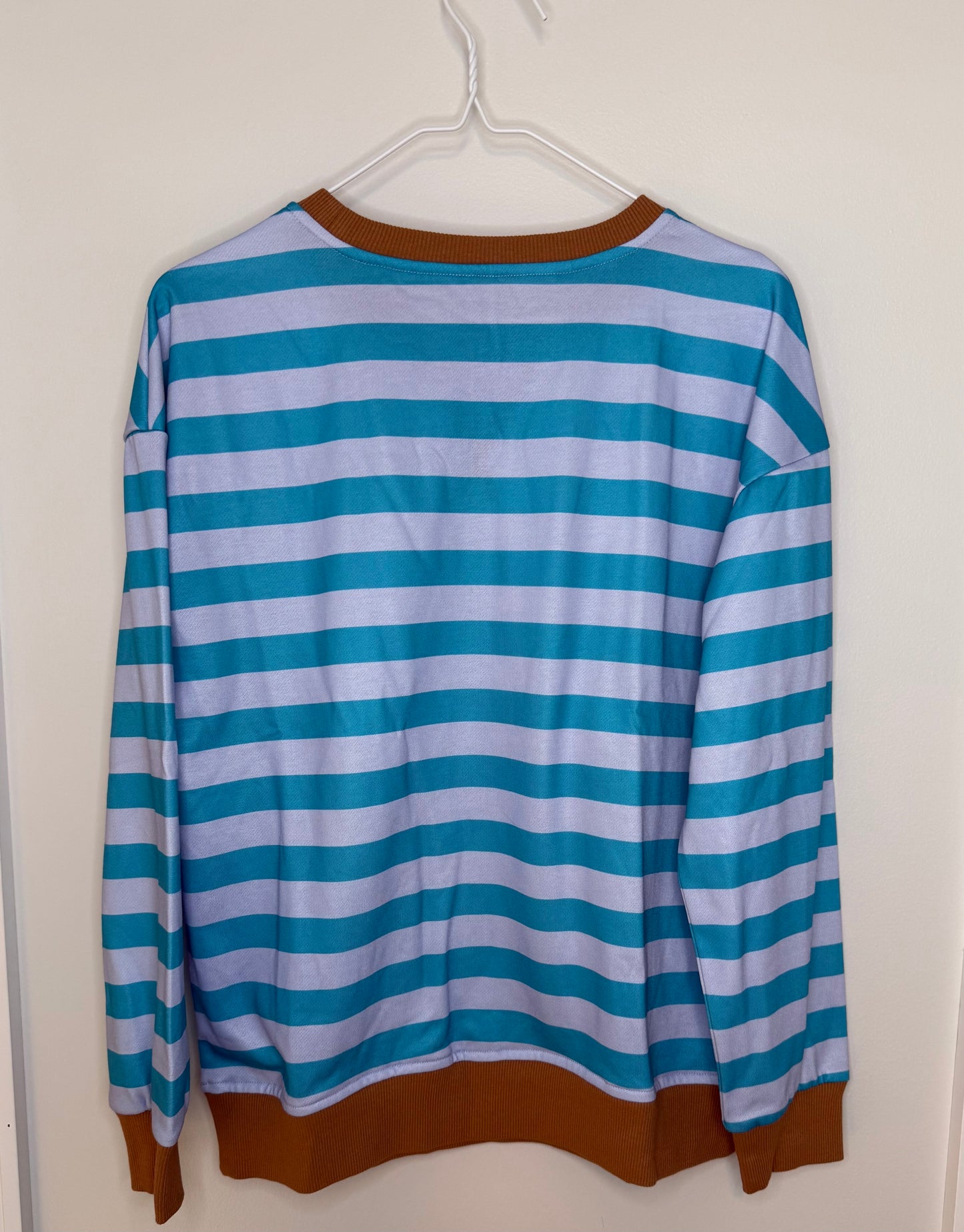 Blue Striped Top