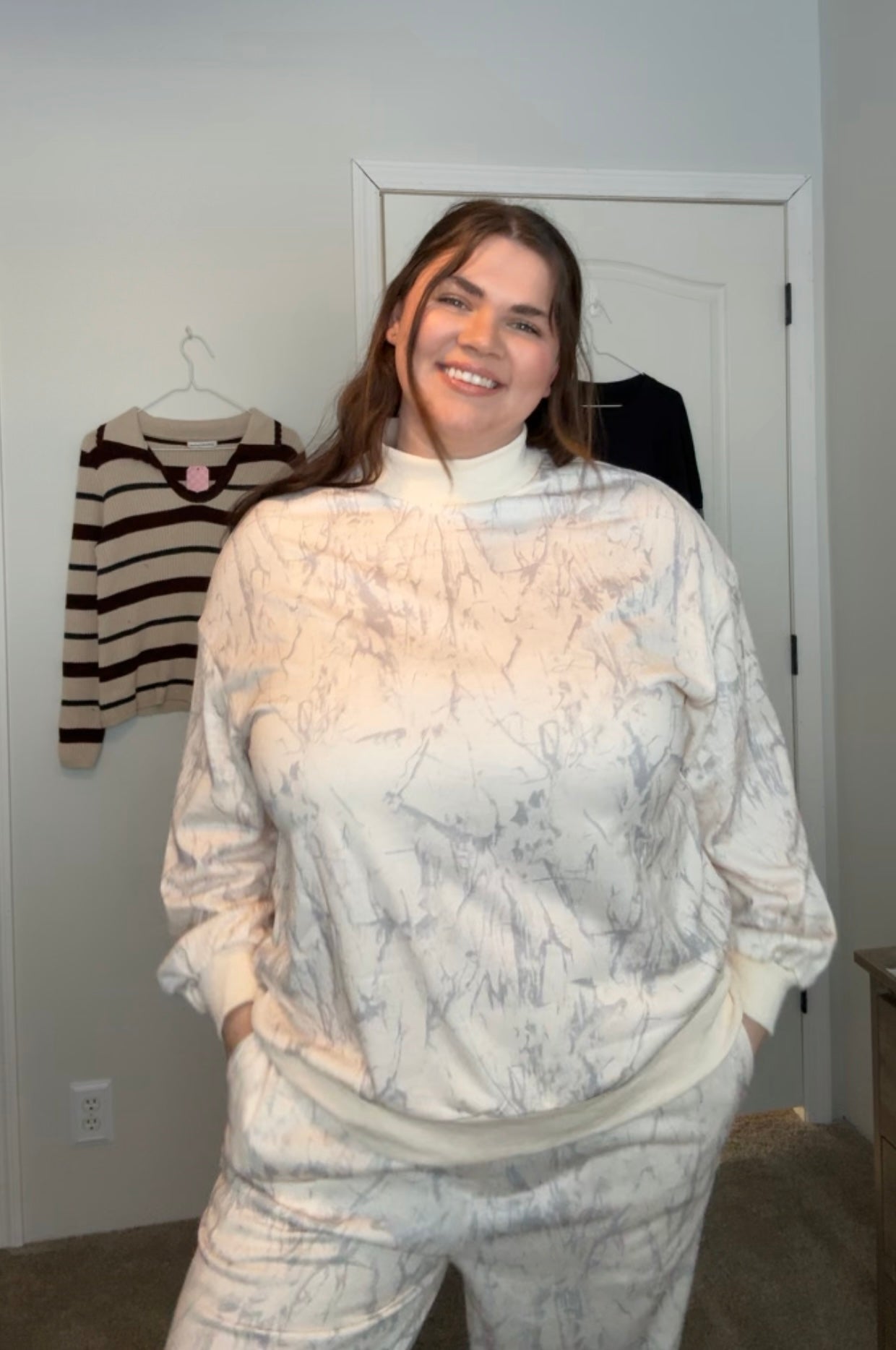 Pink Camo Jogger Set