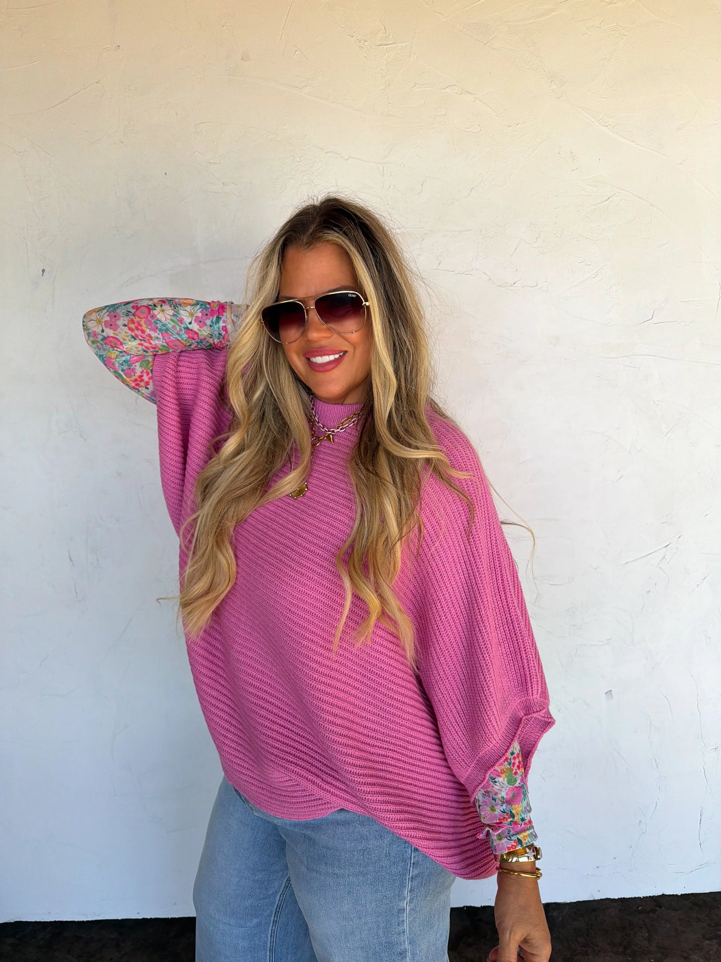 Pastel Meg Pullover Poncho