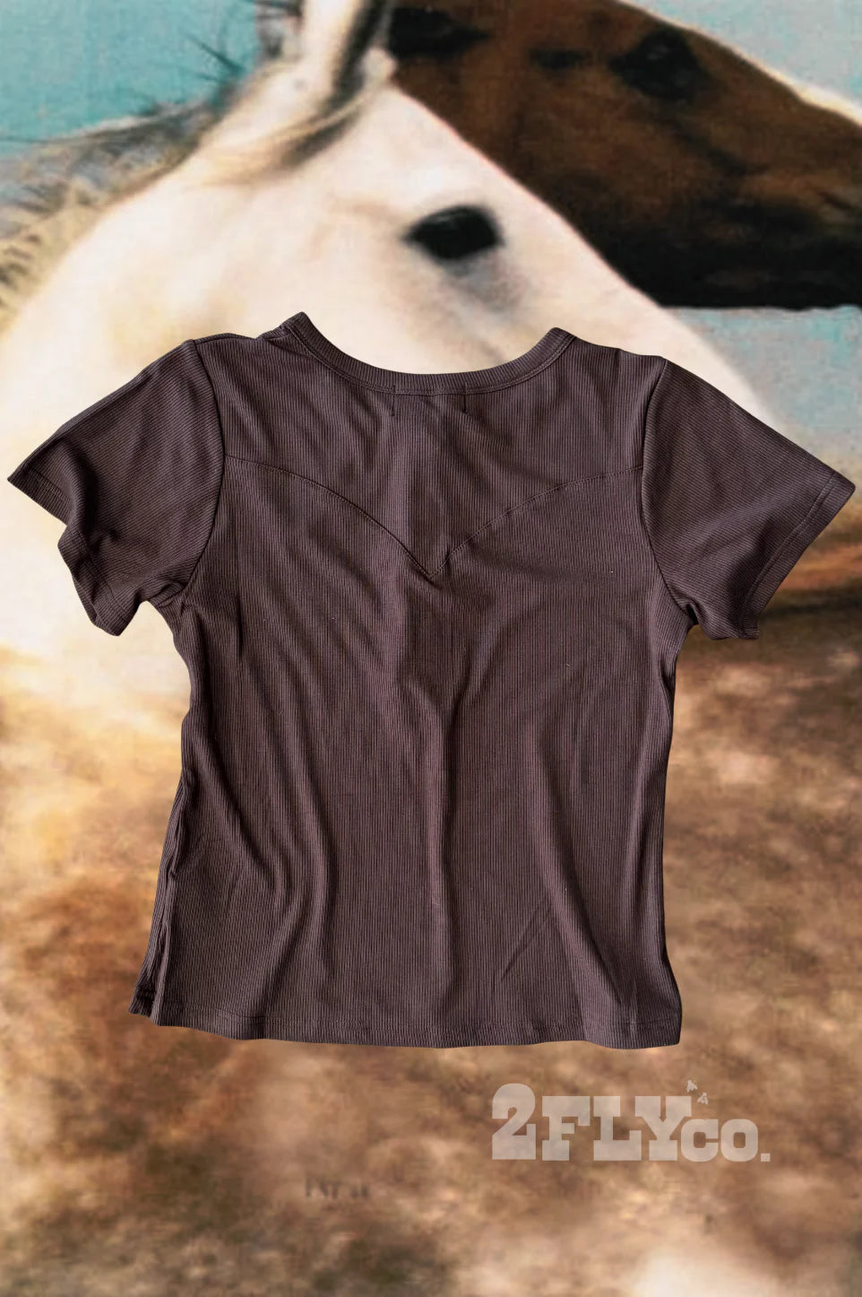 Basic Tee- Mocha