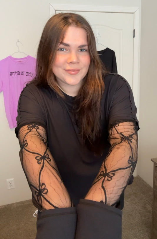 Black Lace Long Sleeve