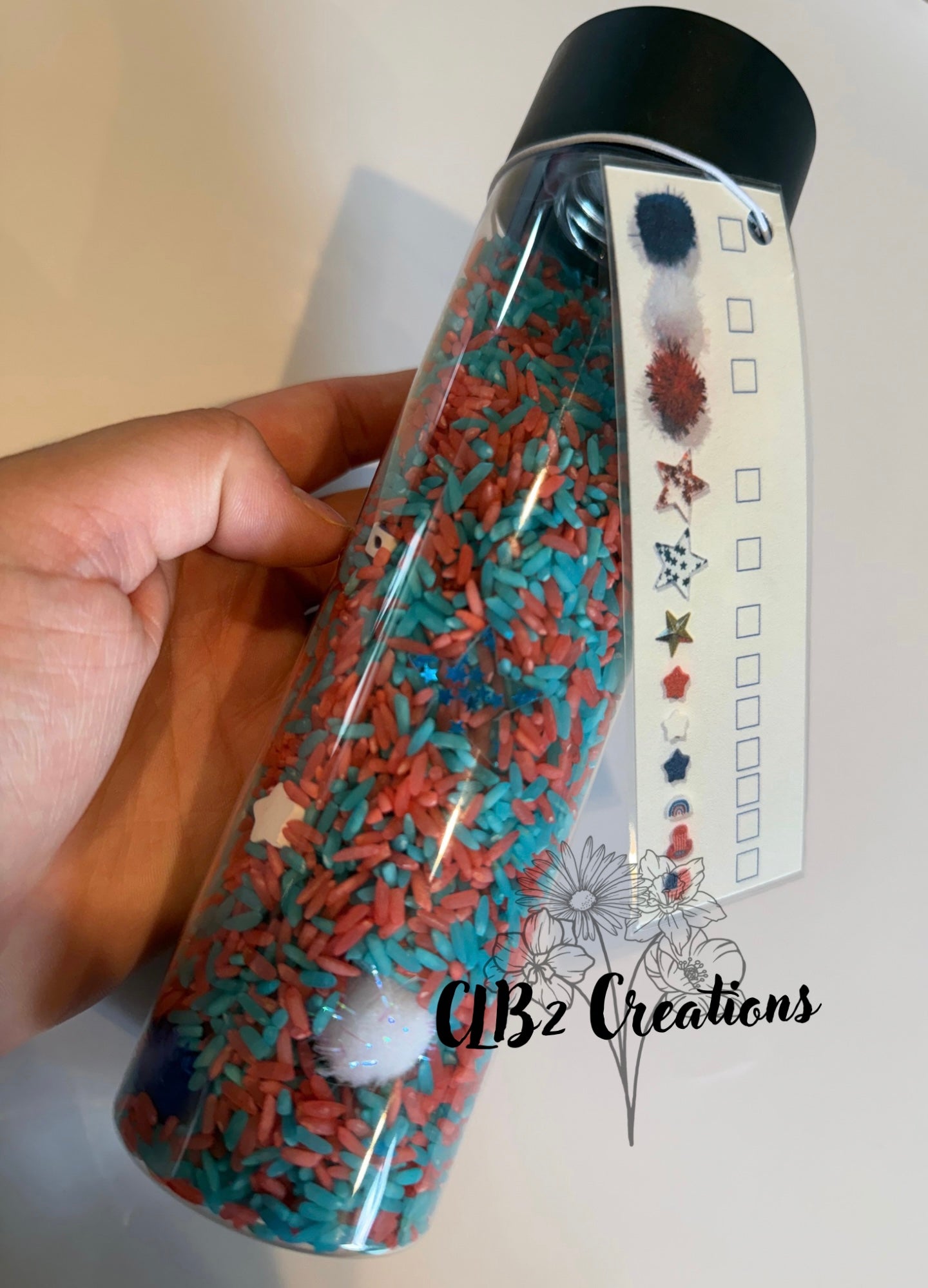 Fourth of July Sensory Bottle