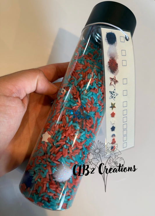 Fourth of July Sensory Bottle