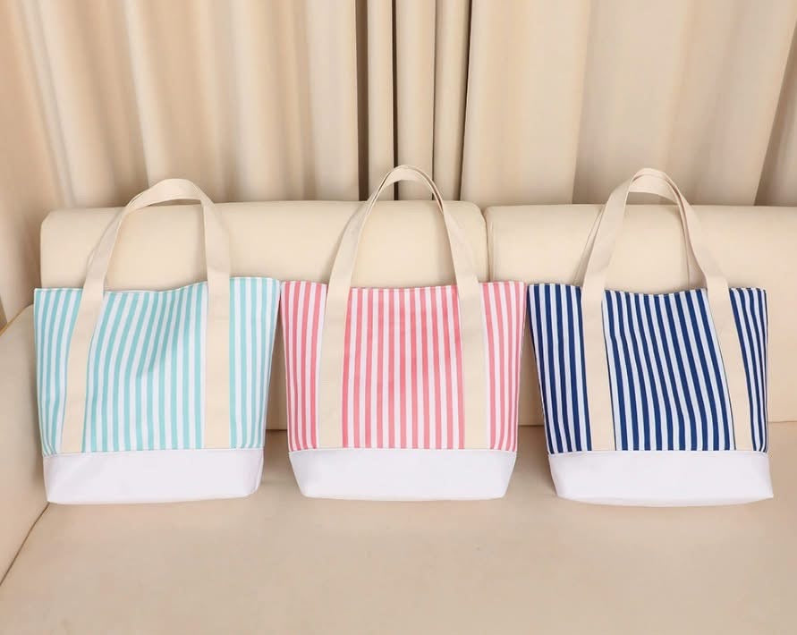 Striped Tote Bag