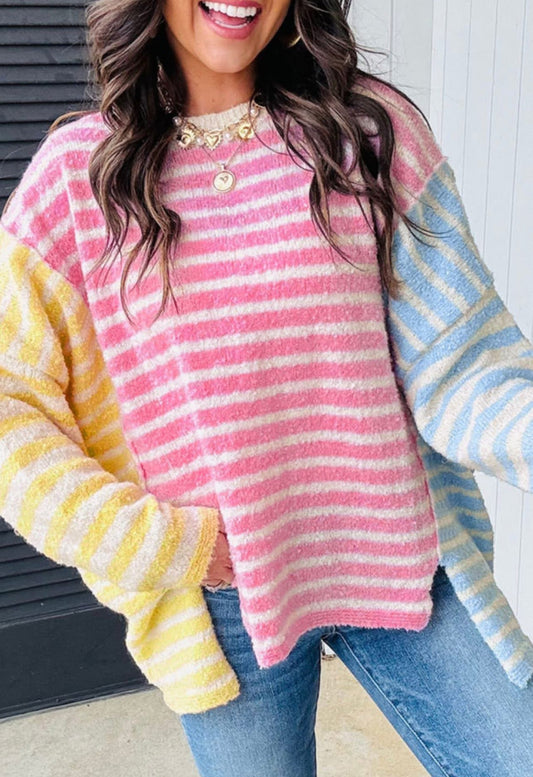 Multicolor Striped Sweater