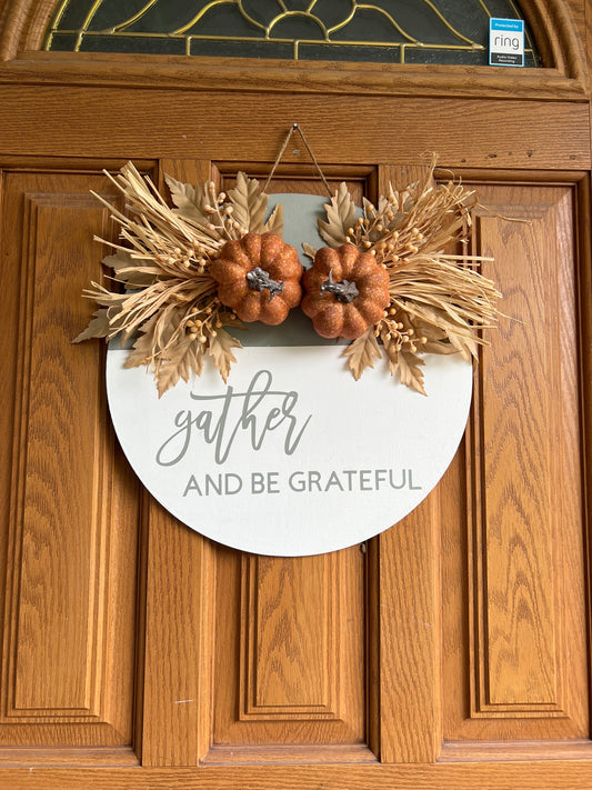 Gather Door Sign