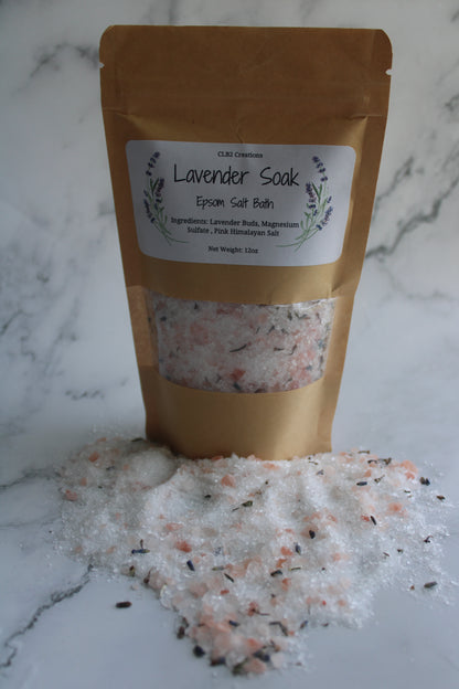 Lavender Epsom Salt Soak