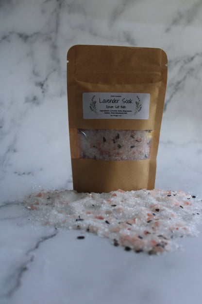 Lavender Epsom Salt Soak