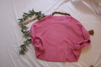 Pastel Meg Pullover Poncho in Pink