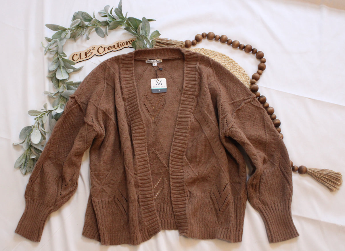 Willow Cardigan in Mocha