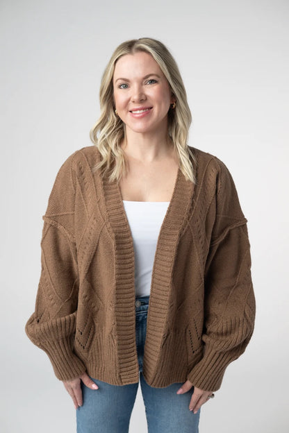 Willow Cardigan in Mocha